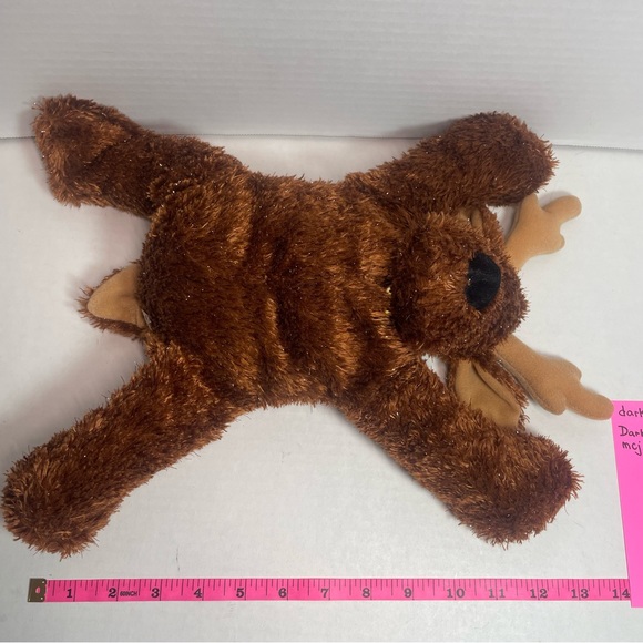 Vintage Hallmark Comet plush tinsel Reindeer Excellent - Picture 11 of 16